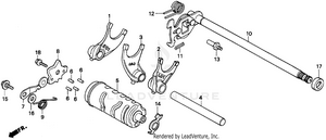 Gearshift Drum Schematic