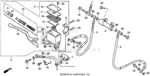 Front Brake Master Cylinder Schematic