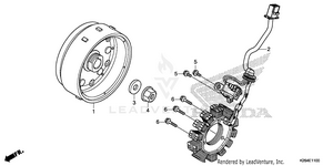 Alternator@flywheel Schematic