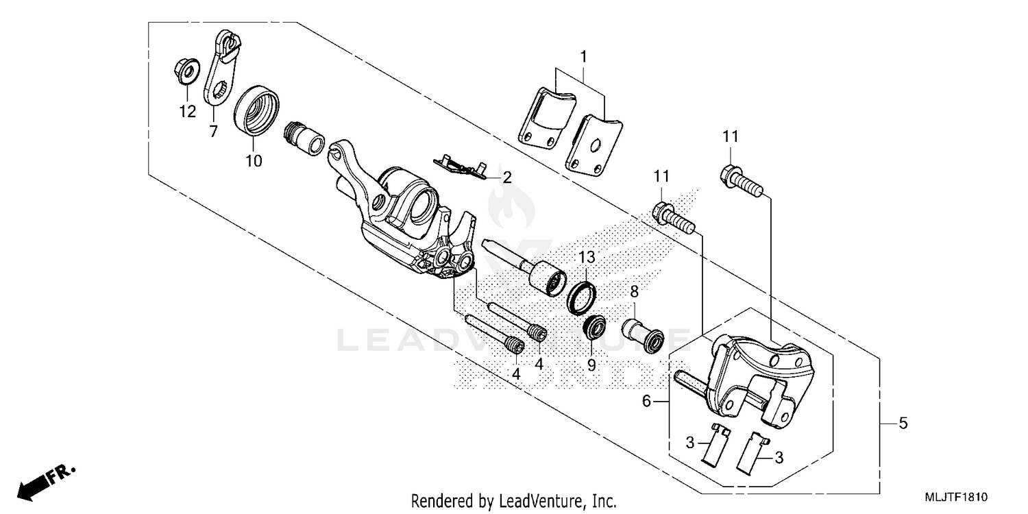 PARKING BRAKE CALIPER
