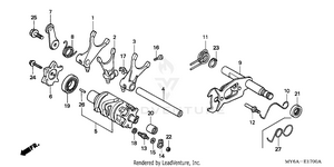 Gearshift Drum Schematic