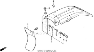 Rear Fender Schematic