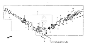 Side Gear Case Schematic