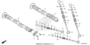 Camshaft@valve Schematic