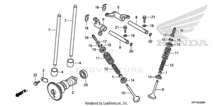 Camshaft@valve Schematic