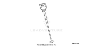 Chrome Billet Dipstick (v Design) Schematic