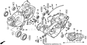 Crankcase 92-96 Schematic