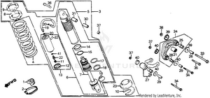 Rear Shock Absorber + Link 82 Schematic