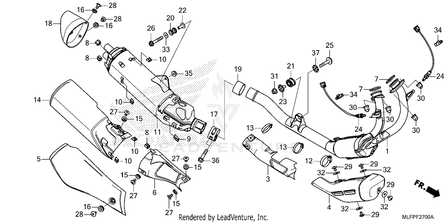 EXHAUST MUFFLER