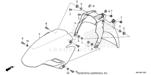 Front Fender Schematic