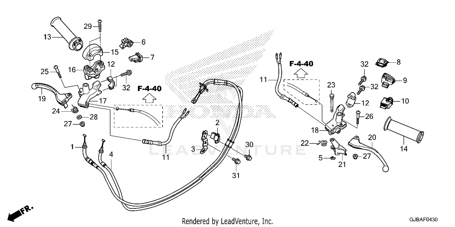 HANDLE LEVER@SWITCH
