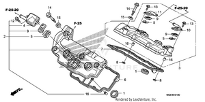 Cylinder Head Cover Schematic