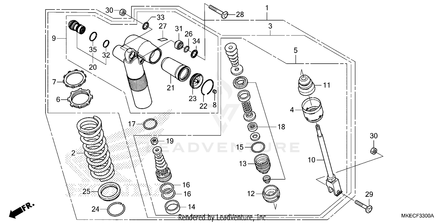REAR SHOCK ABSORBER