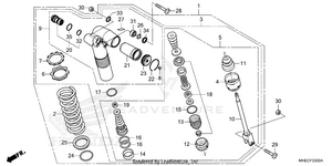 Rear Shock Absorber Schematic