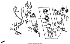Rear Shock Absorber Schematic