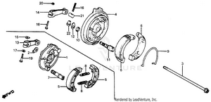 Front Brake Panel Schematic