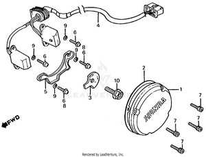 Pulse Generator + Left Crankcase Cover Schematic