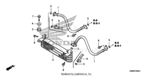 Oil Cooler Schematic