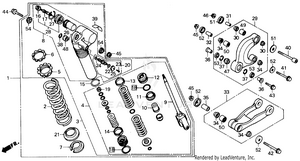 Shock Absorber 87-88 Schematic