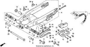 Swingarm 93-96 Schematic