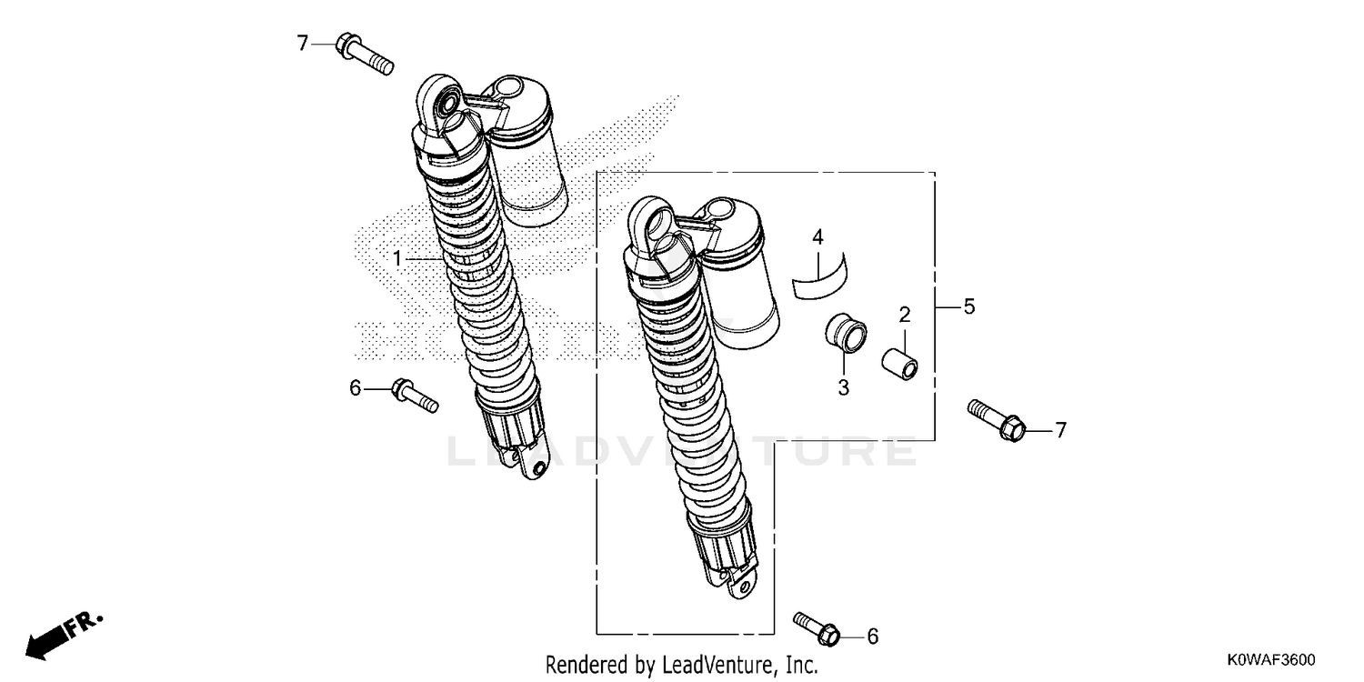 REAR SHOCK ABSORBER