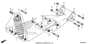 Rear Shock Absorber Schematic