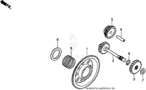 Starter Gear Schematic
