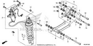 Rear Shock Absorber Schematic