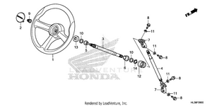 Steering Wheel@steering  Shaft (1) Schematic