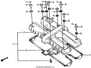 Cylinder Head Cover Schematic