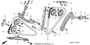 Cam Chain@tensioner Schematic