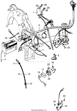 Wire Harness + Battery Schematic