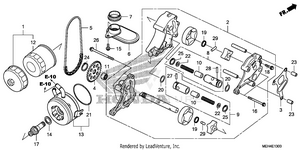 Oil Filter + Oil Pump Schematic