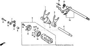 Gearshift Drum Schematic