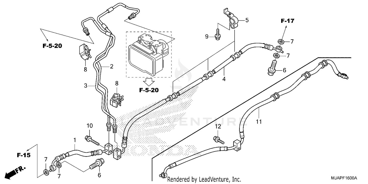 REAR BRAKE HOSE