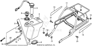 Oil Tank + Rear Carrier Schematic
