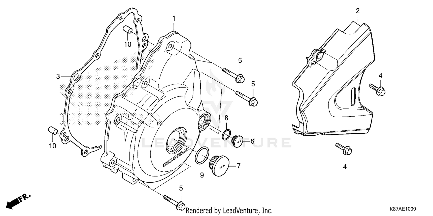 LEFT CRANKCASE COVER