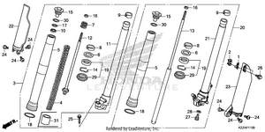 Front Fork Schematic
