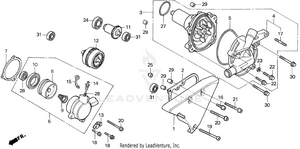 Vt1100c Water Pump 95-96 Schematic
