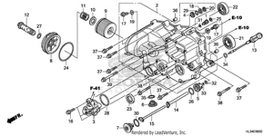 Front Crankcase Cover Schematic