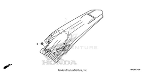 Rear Fender Schematic