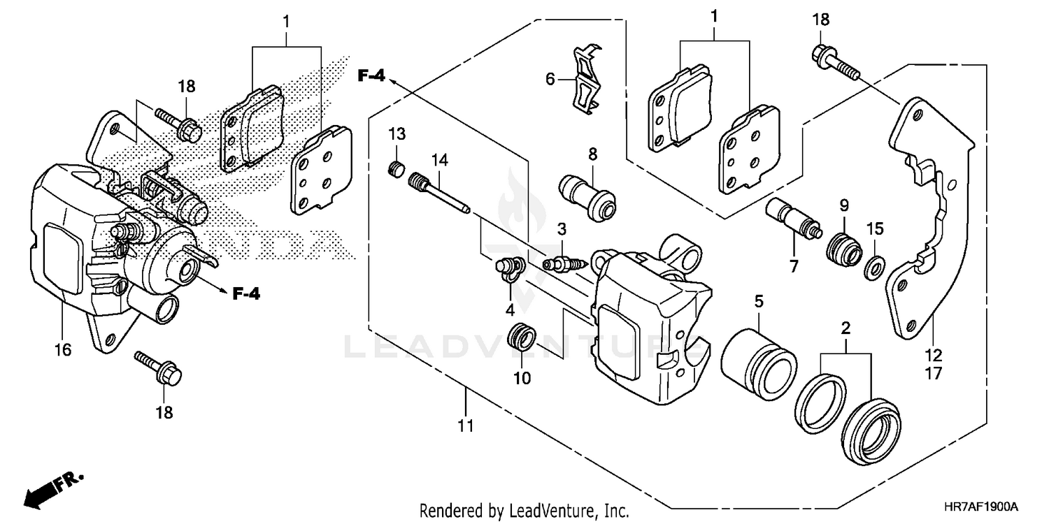 FRONT BRAKE CALIPER