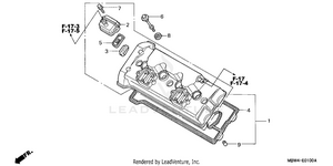 Cylinder Head Cover Schematic