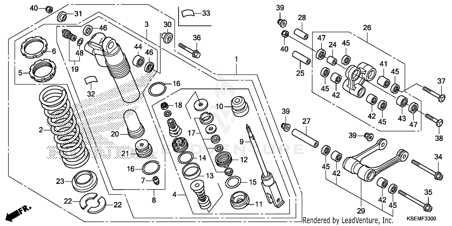 REAR SHOCK ABSORBER