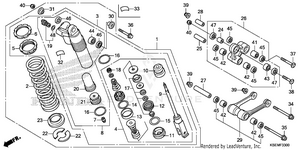 Rear Shock Absorber Schematic