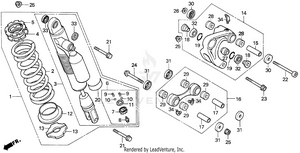 Rear Shock Absorber Schematic