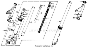 Front Fork Schematic