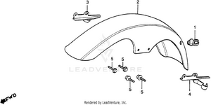 Front Fender Schematic