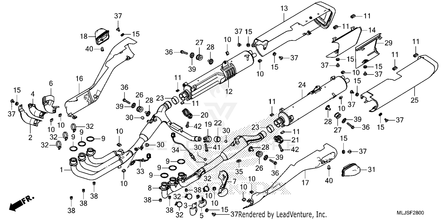 EXHAUST MUFFLER