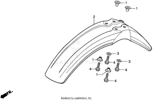 Front Fender Schematic